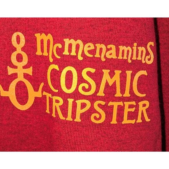 New Without Tags Women's McMenamins Cosmic Tripster T-Shirt Red Size XL - Picture 3 of 4